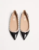 Valentino Patent Rockstud Ballet Flat - Image 5